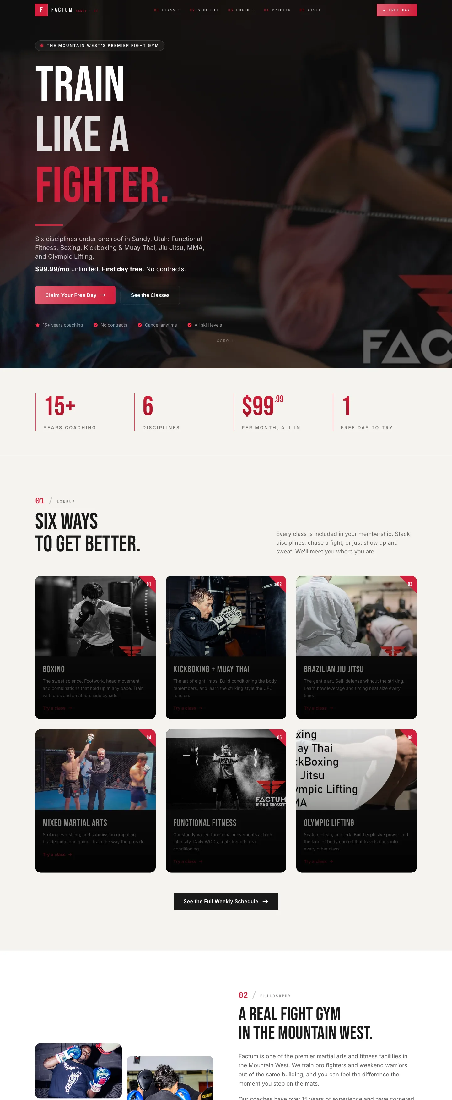 Factum website by Red Pine.